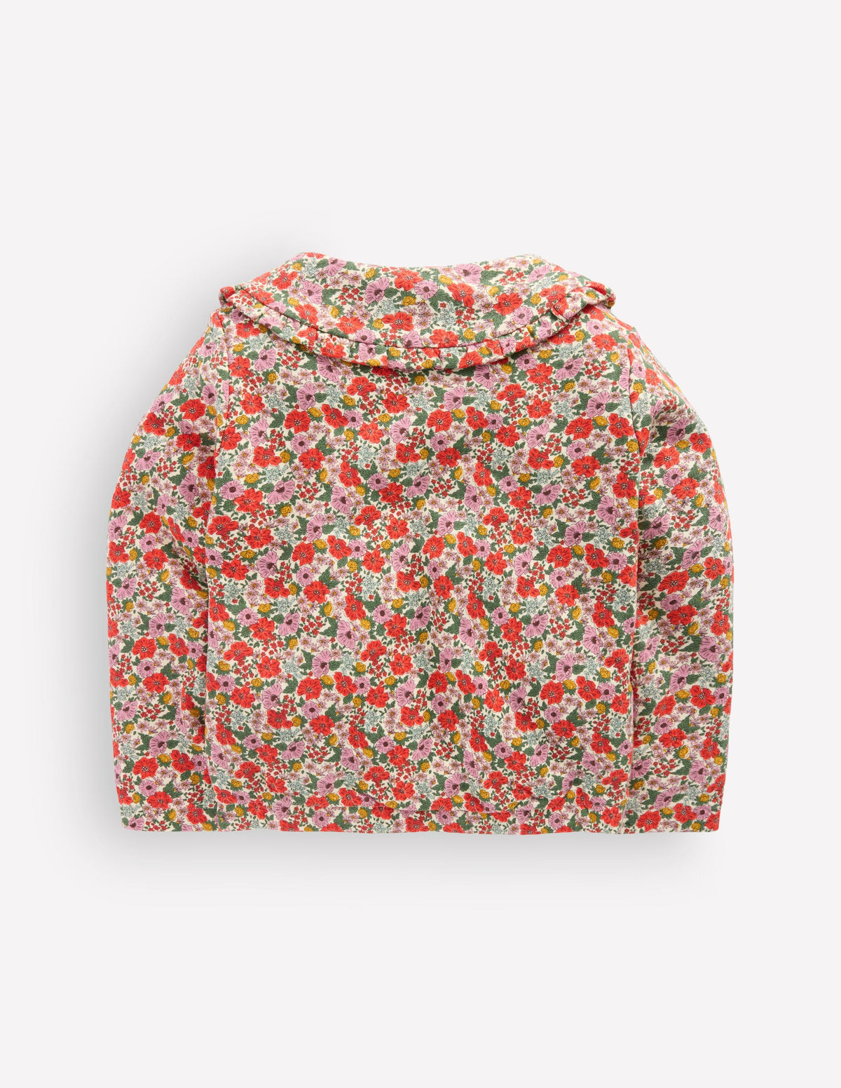 Jacke mit Fleecefutter und Reißverschluss-Blumenmuster - Image 2
