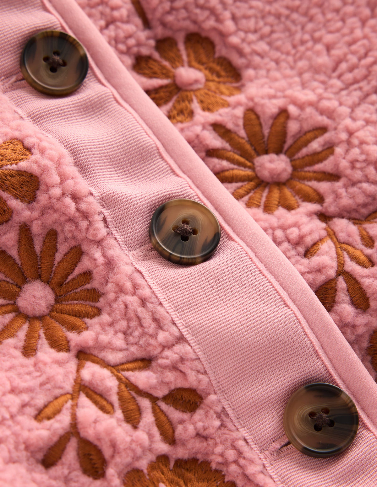 Hübsche Teddyfell-Jacke-Zephyr Stickerei-3