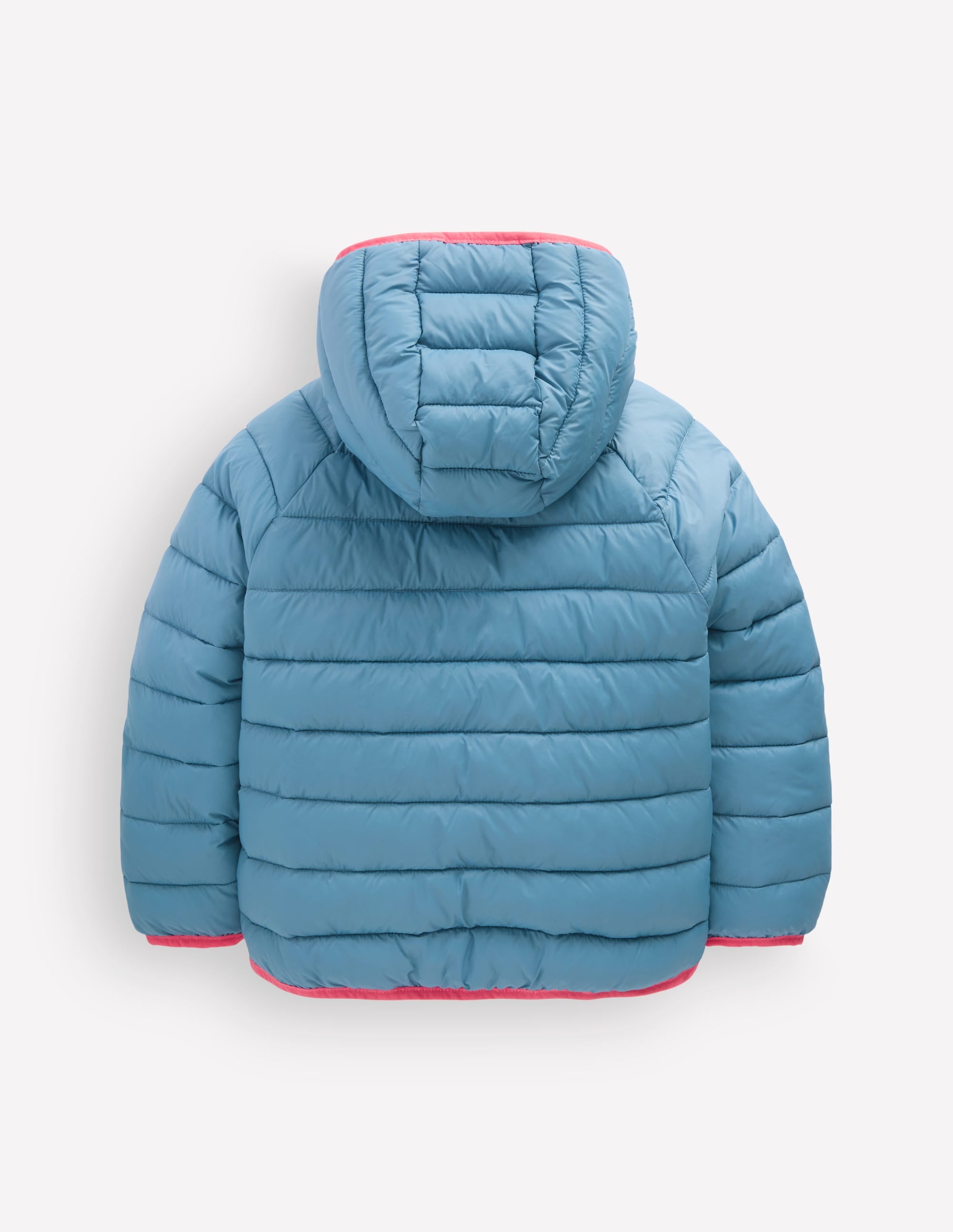 Bequem verstaubare, wattierte Jacke-Blau - Image 4