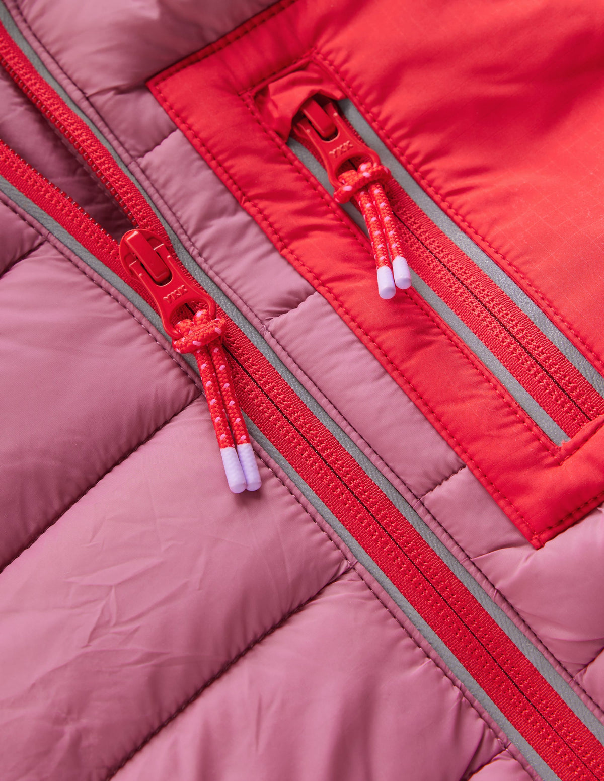 Bequem verstaubare, wattierte Jacke-Rosa Heide - Image 5