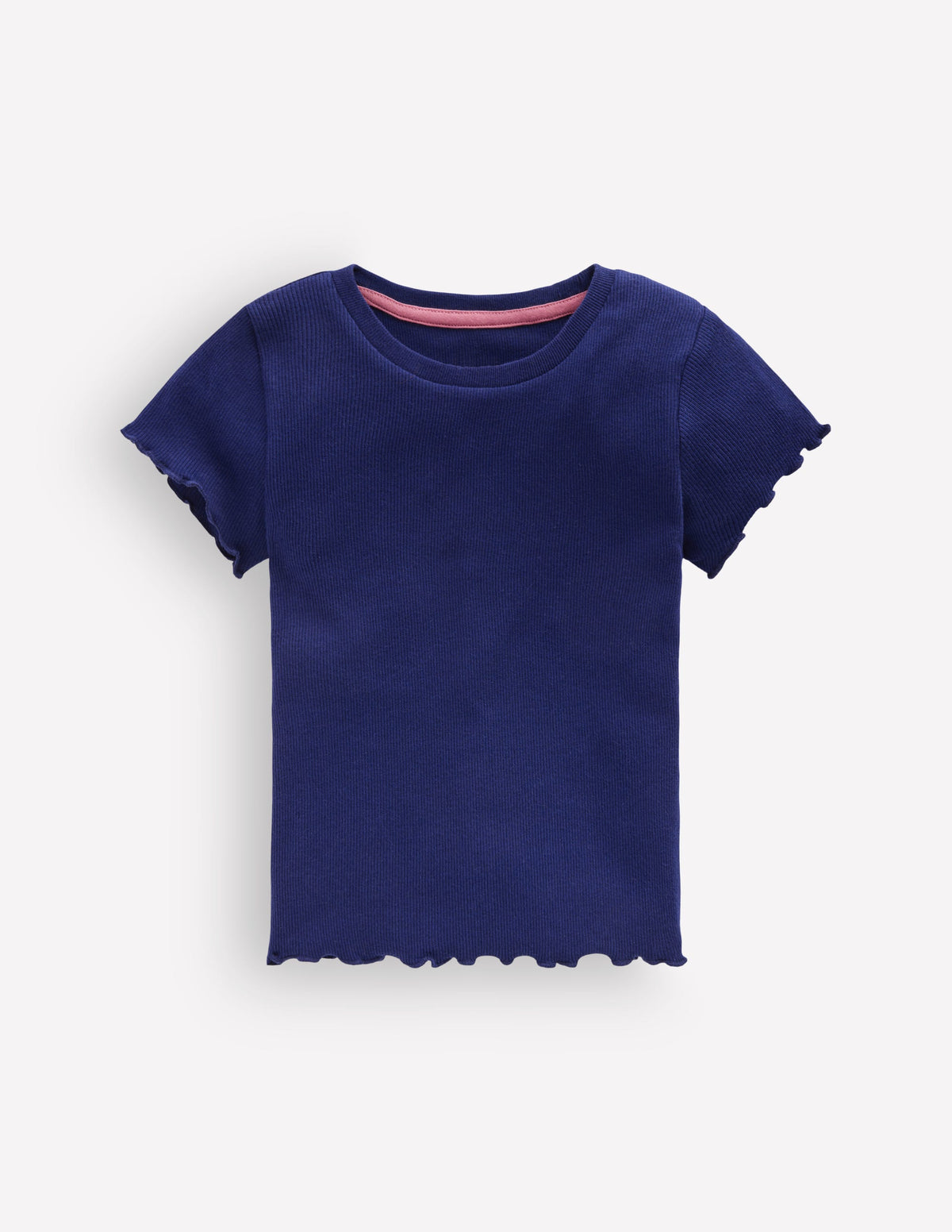 Geripptes T-Shirt-Schuluniform-Marineblau - Image 1