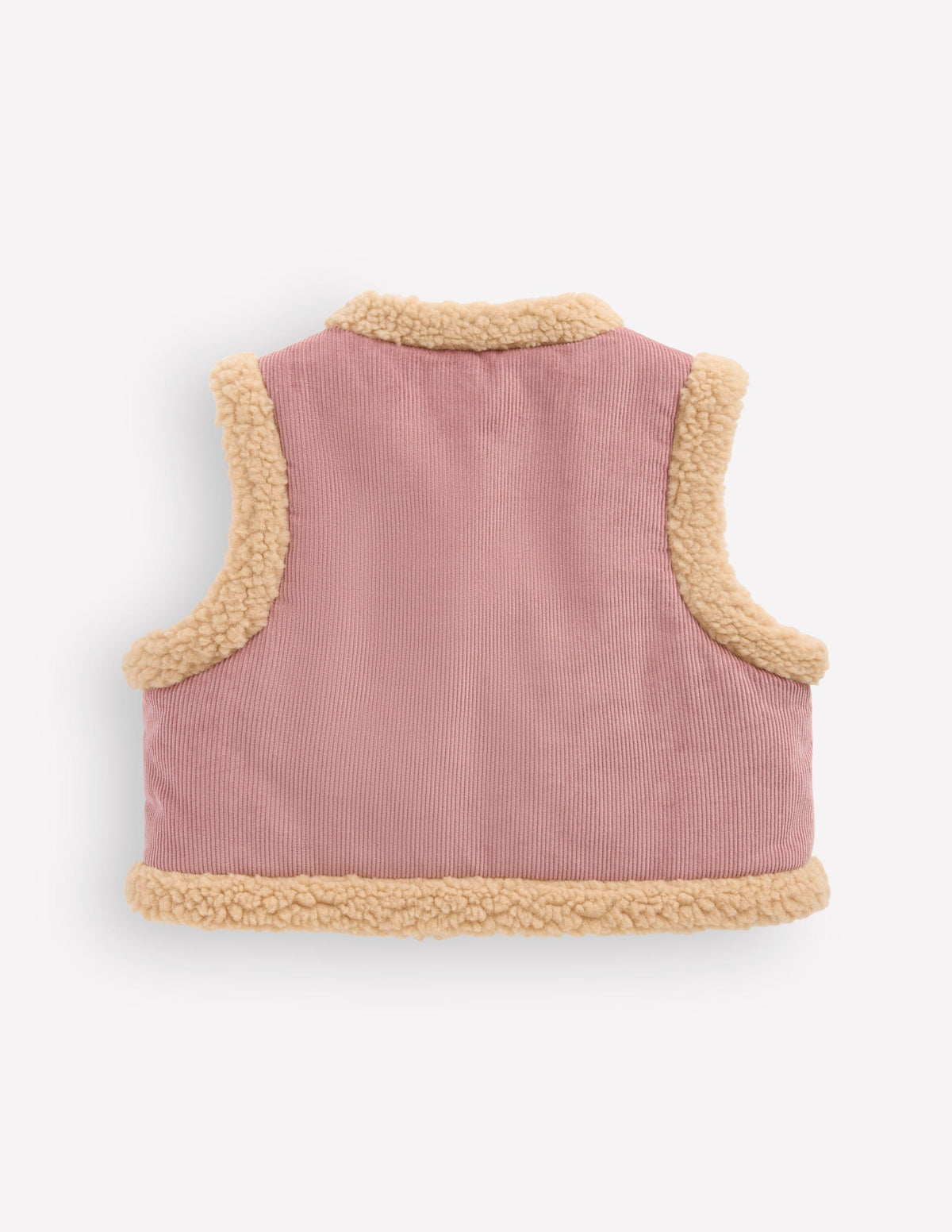Teddyfellweste-Rosa Blumenmuster Stickerei-2