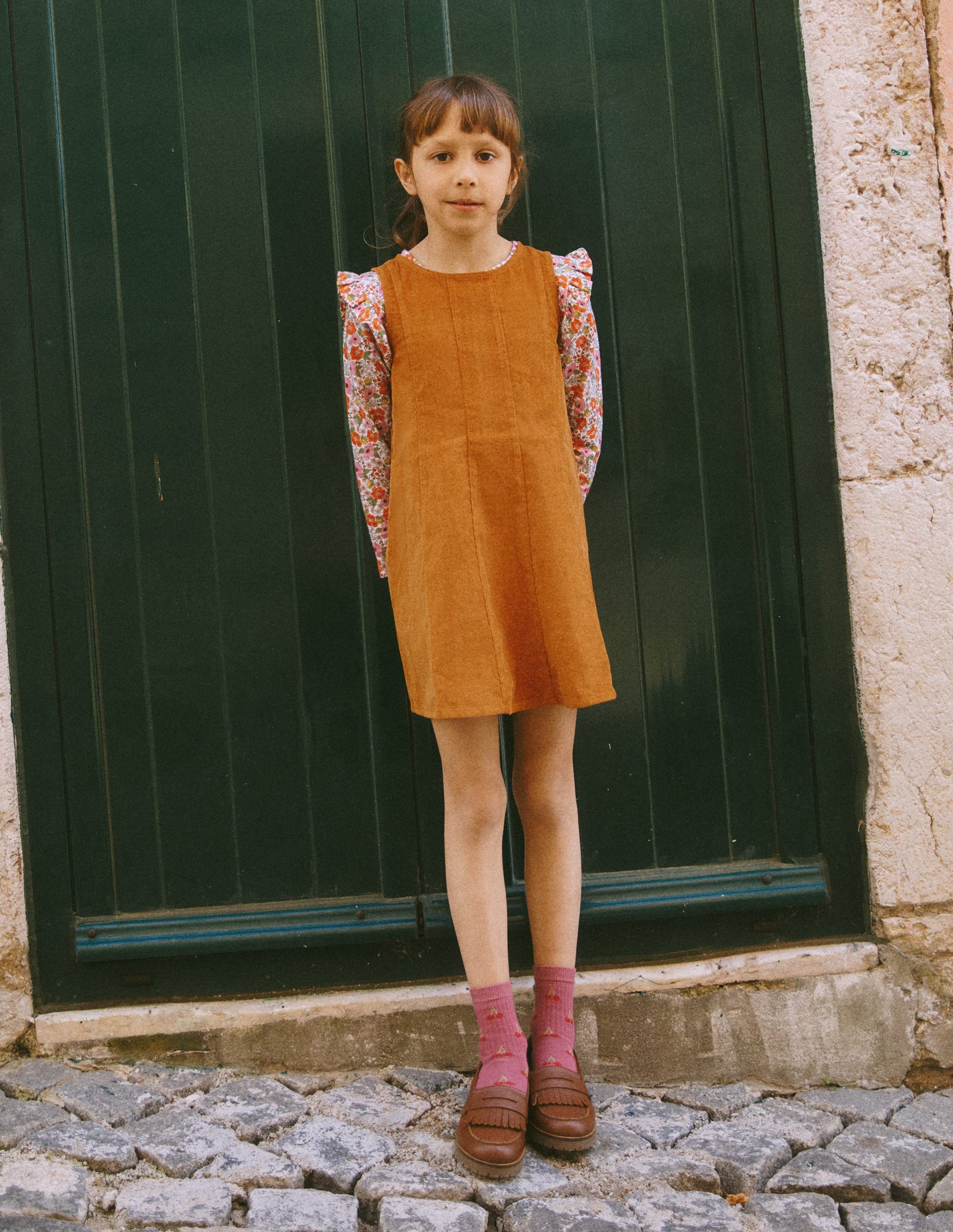 Willa Schürzenkleid-Mandelbraun-4