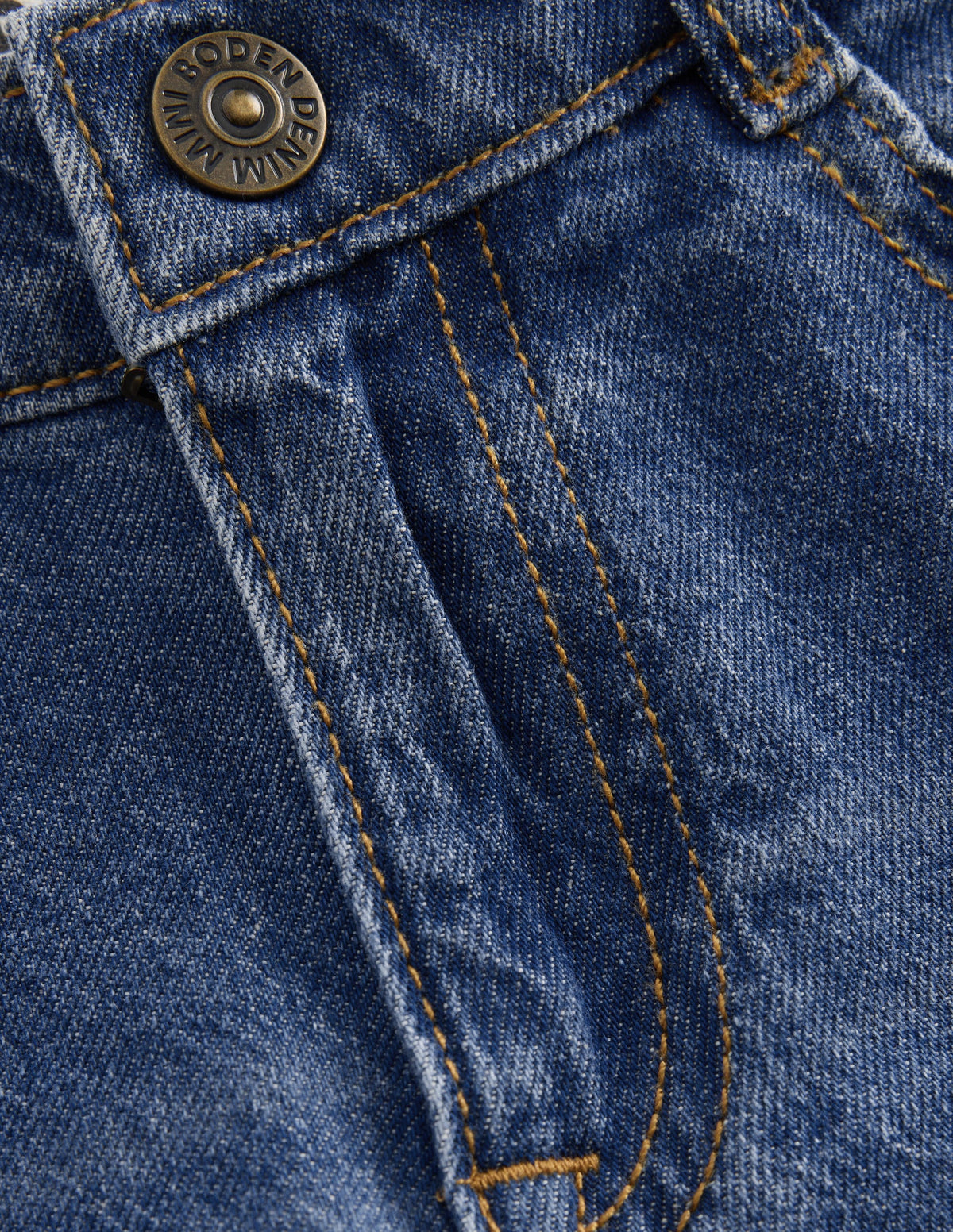 Jean droit à revers-Vintage moyen-3