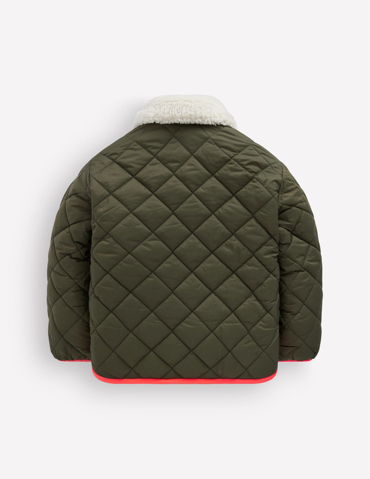 Wendbare Steppjacke mit Teddyfell-Falkengrün - Image 5