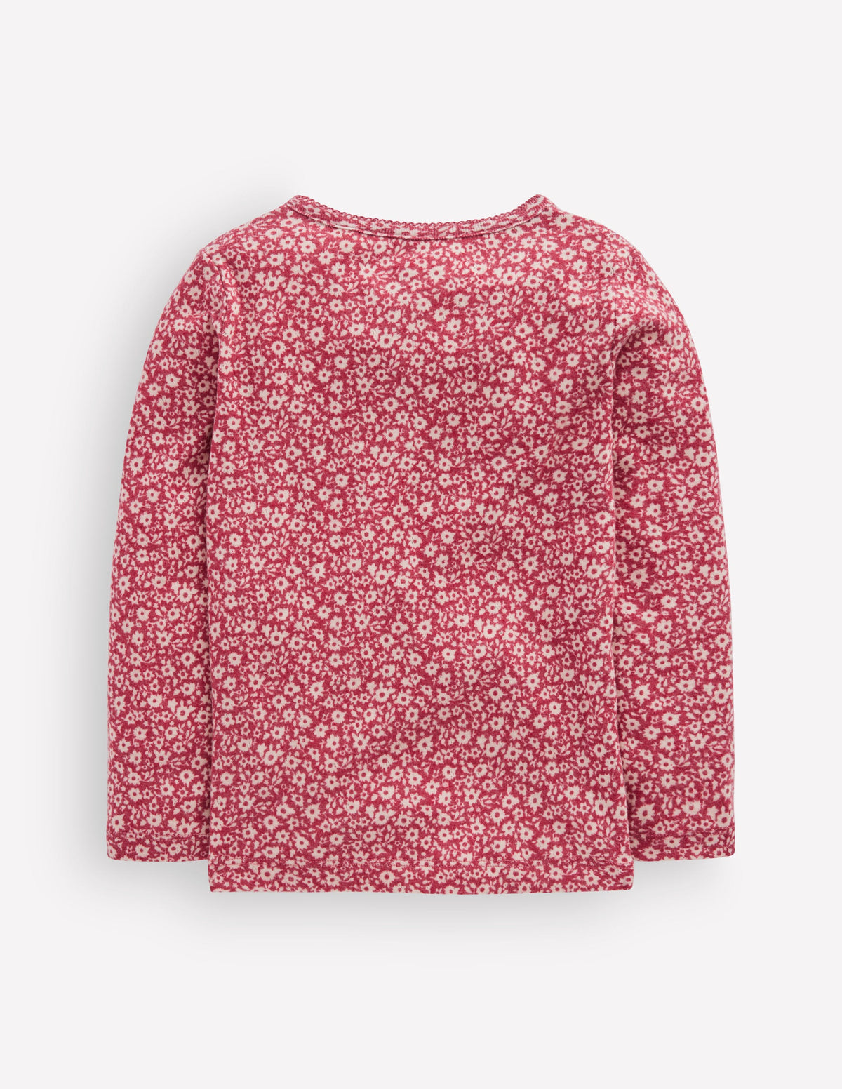 Langärmliges Henley-Shirt-Pink Geblümt - Image 2