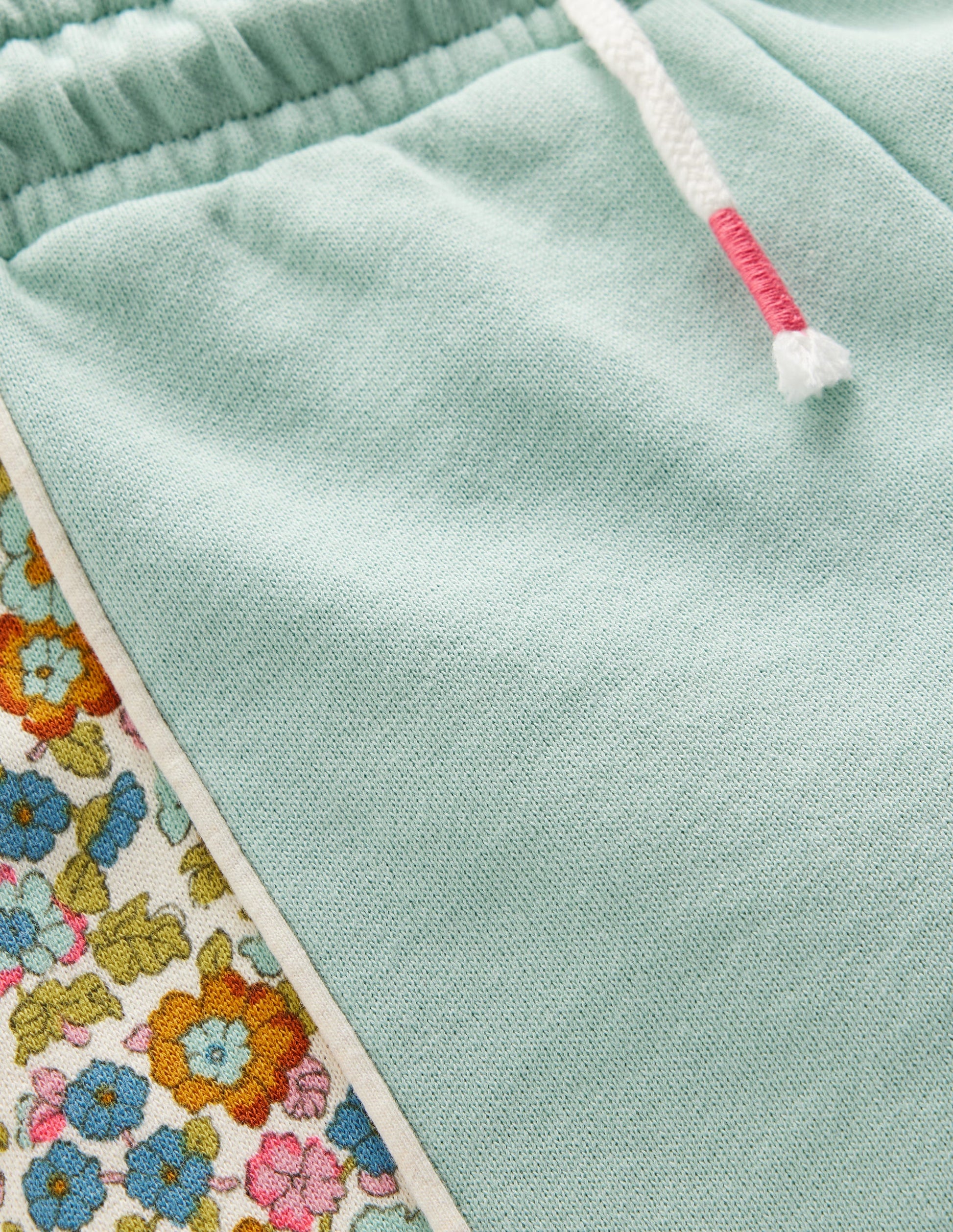 Bas de jogging évasé-Motif floral bleu Cornouailles-3
