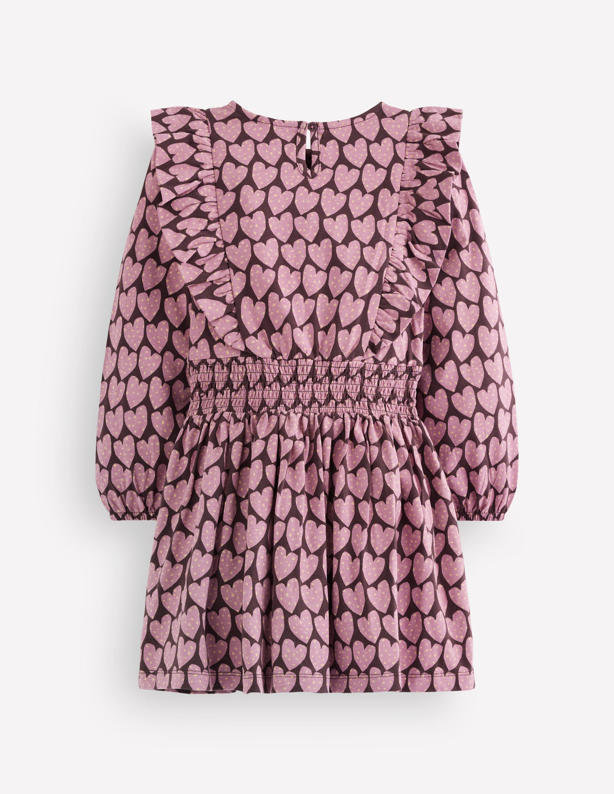 Suki Gerafftes Jerseykleid-Lila Herzen - Image 2