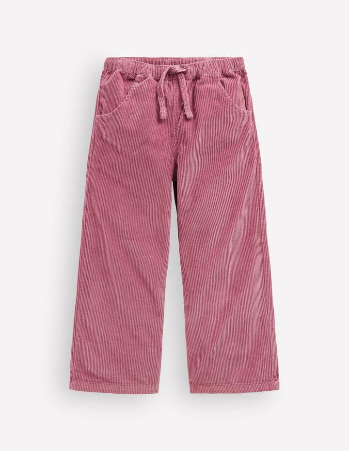 Cordhose mit Kordelzug-Rosa Heide