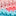 Strick-Shorts-Neon Bunt Streifen