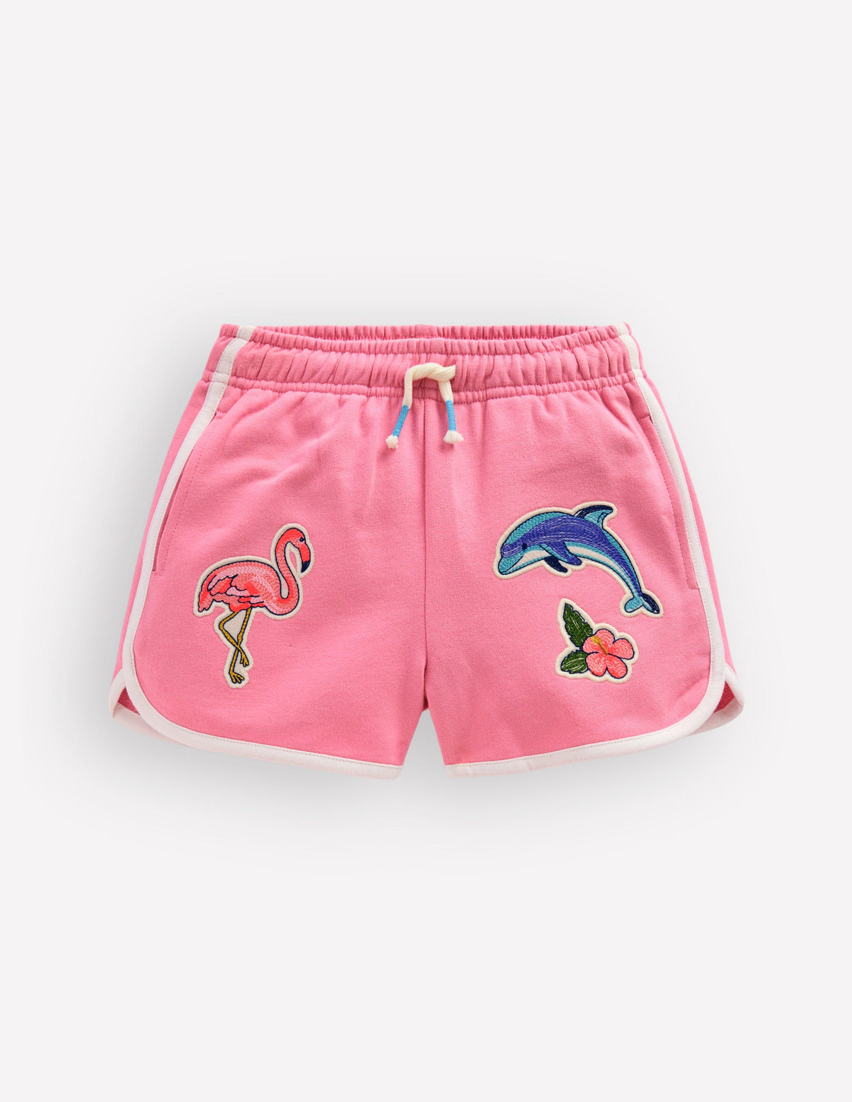 Jersey-Boxershorts-Kaugummirosa Aufnäher-1