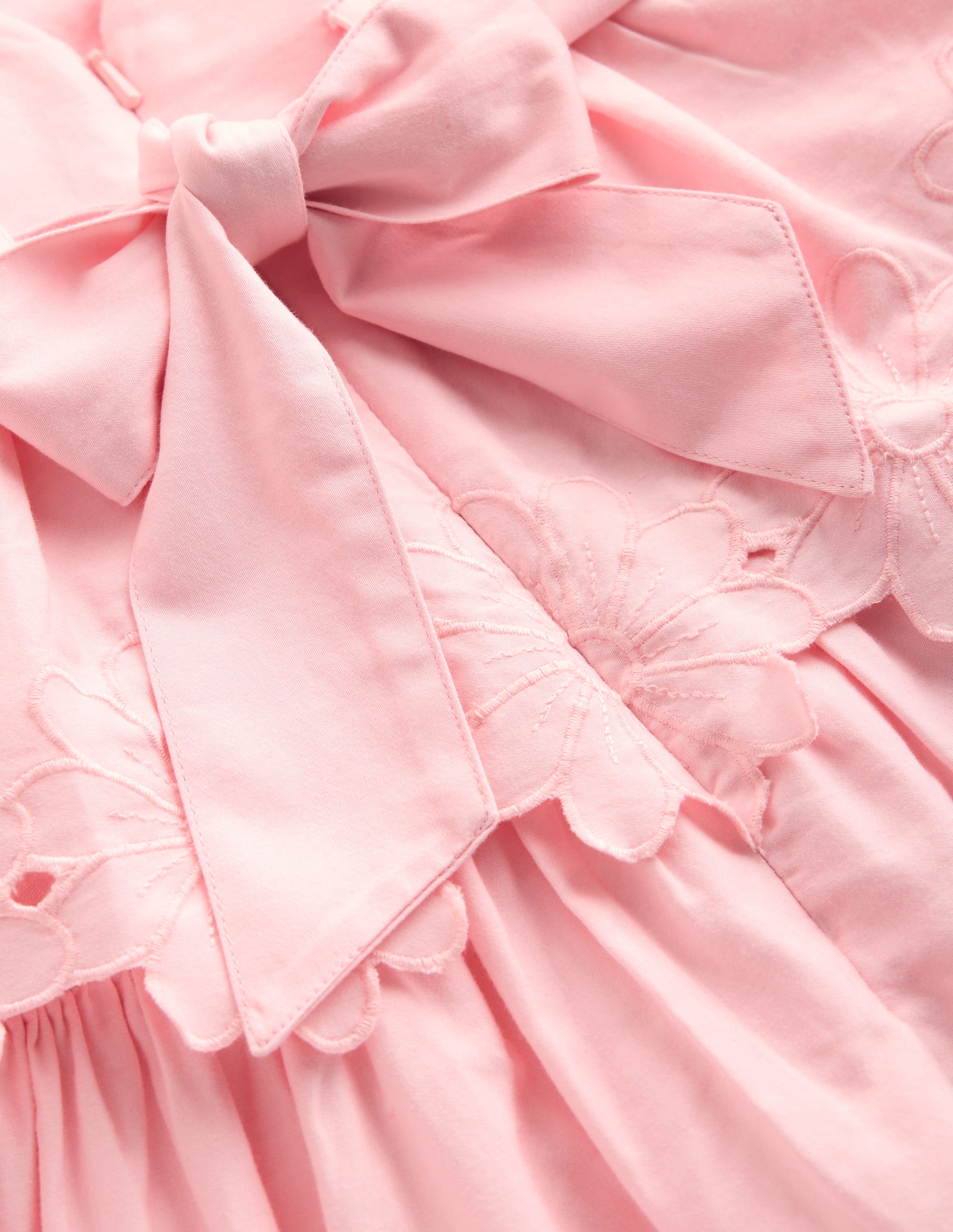 Kleid für besondere Anlässe mit Blumensaum-ROSA - Image 3