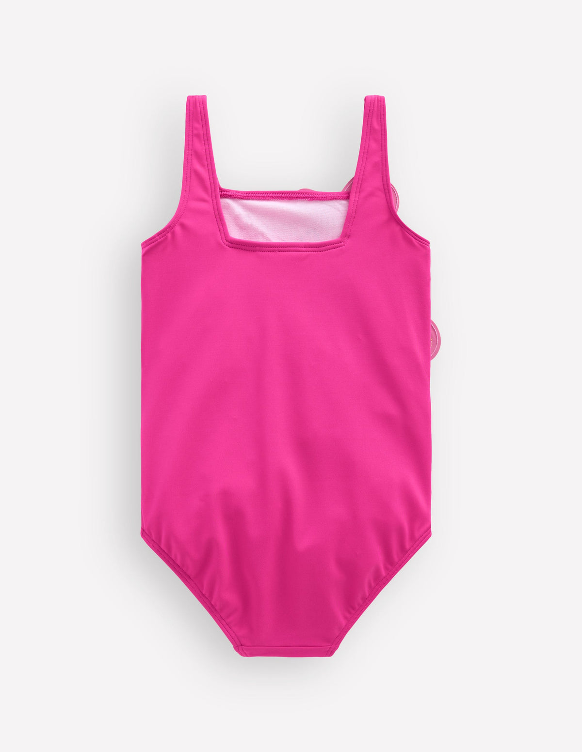 Maillot de bain à appliqué-Paon rose-3