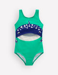 Fun Cut-out Swimsuit-Whale