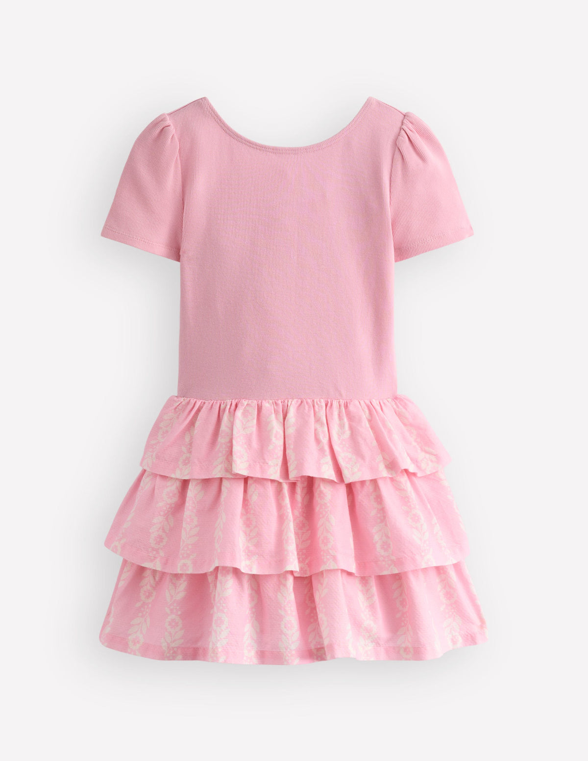 Rara Kurzärmliges Jerseykleid-Blütenrosa Blütenrebe - Image 1