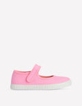 Mary Janes aus Canvas-ROSA