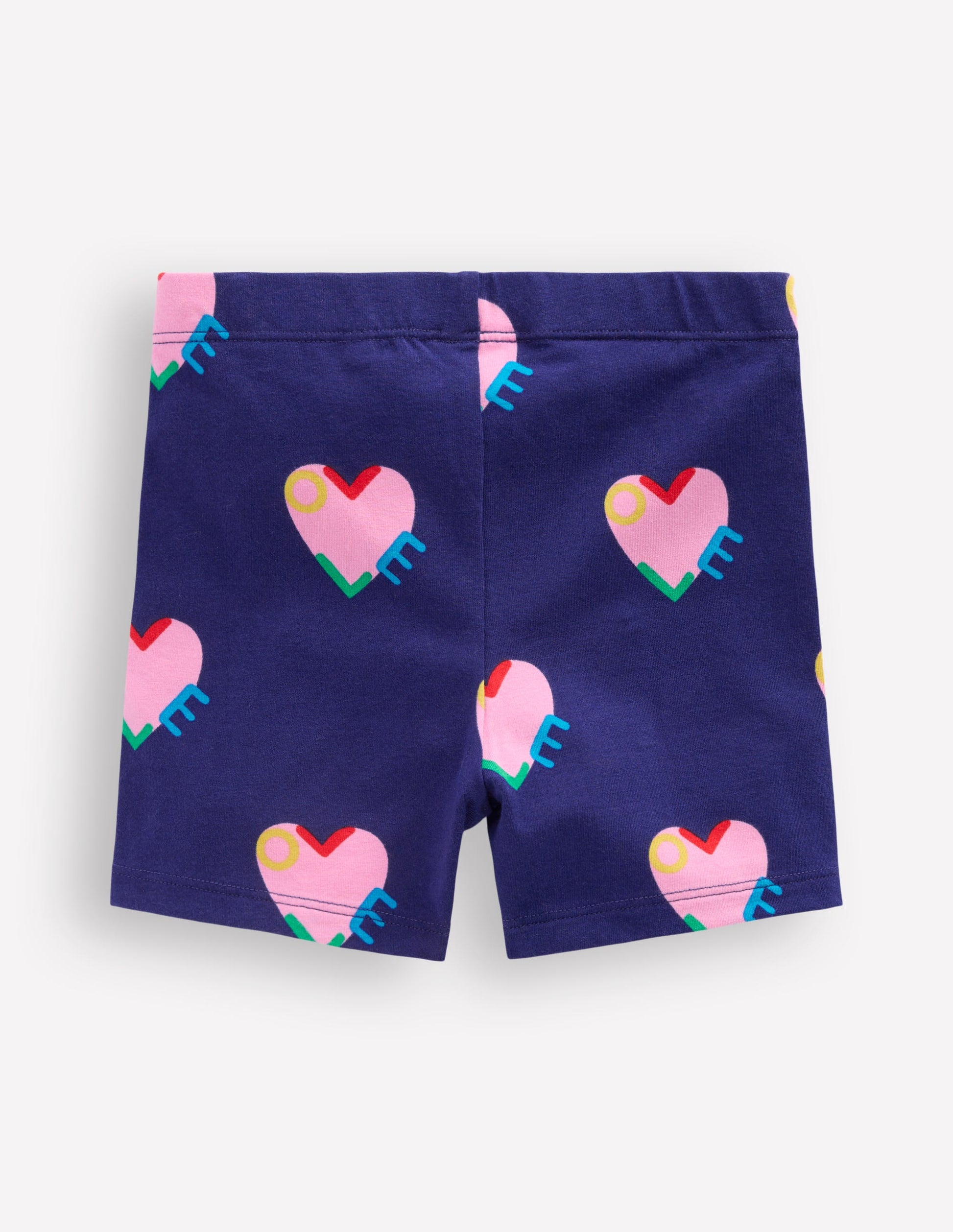 Radlerhose-Marineblau Liebesherzen-2