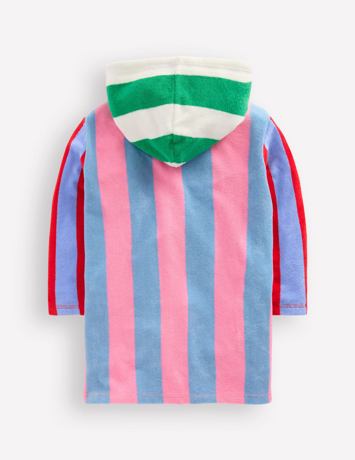 Romie Towelling Zip Throw-On-Multi Hotchpotch Stripe - Image 2