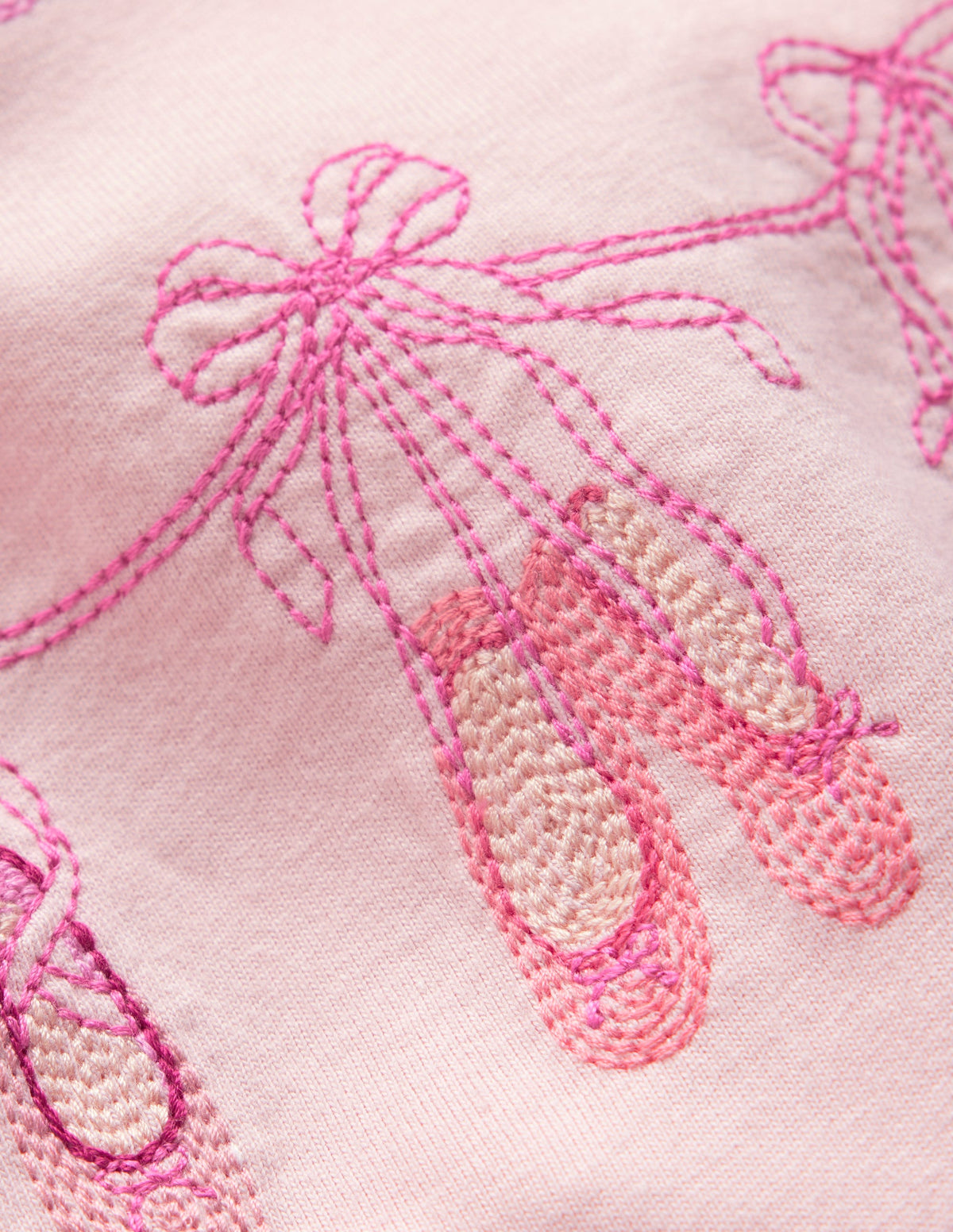 Oberteil mit Puffärmeln und Superstich-Französisches Rosa Ballerinas - Image 3