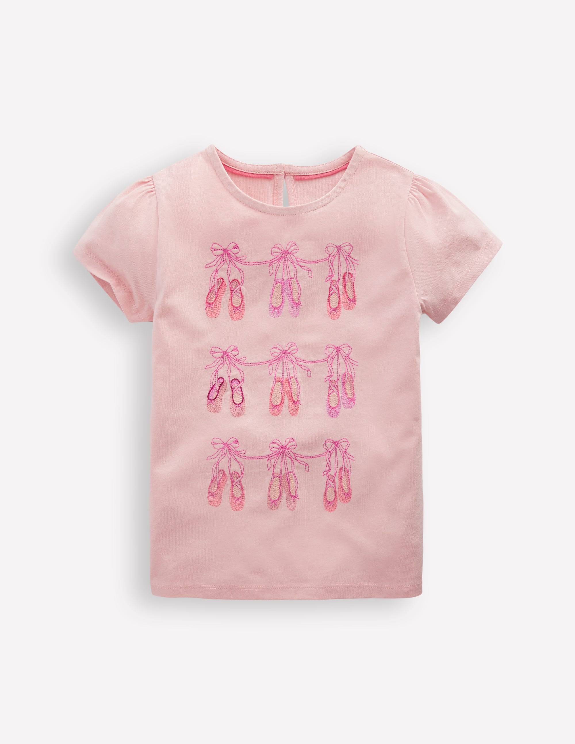 Oberteil mit Puffärmeln und Superstich-Französisches Rosa Ballerinas - Image 1