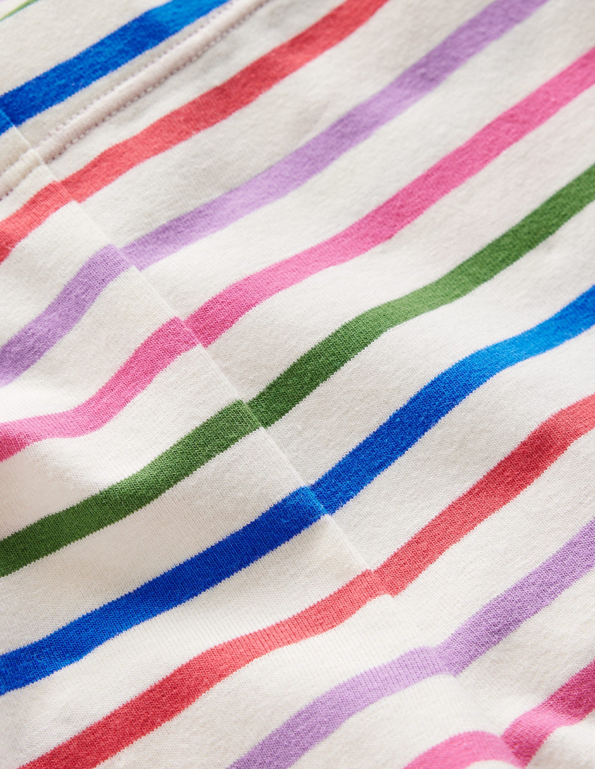 Radlerhose-Ackerbohnengrün/Pink, Gestreift-3