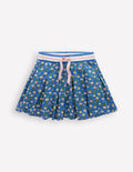 Plissierter Jersey-Skort-Blauhäher Gartenblume