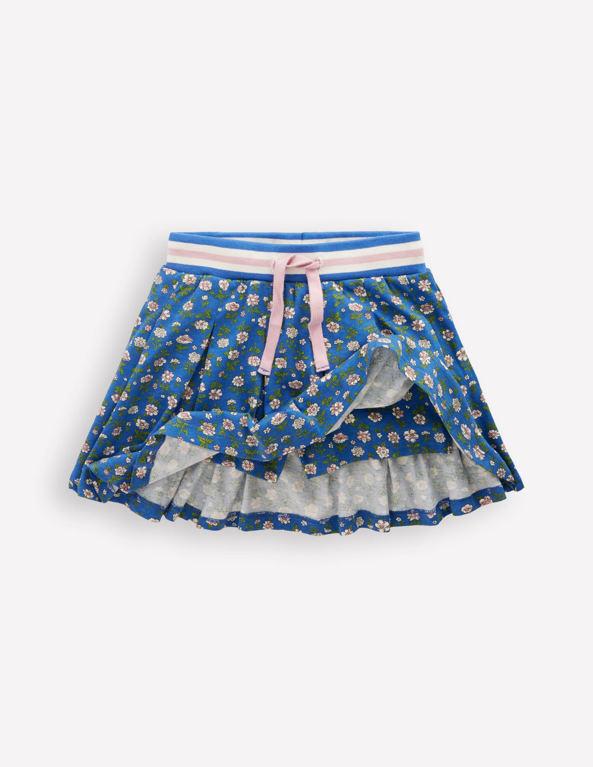 Plissierter Jersey-Skort-Blauhäher Gartenblume - Image 4