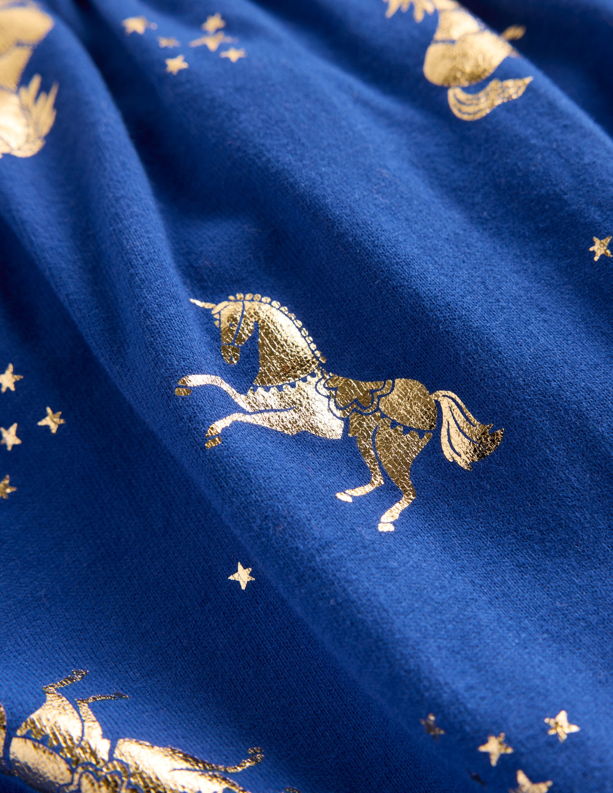 Ariel Jerseykleid zum Herumwirbeln-Saphirblau Einhörner - Image 3