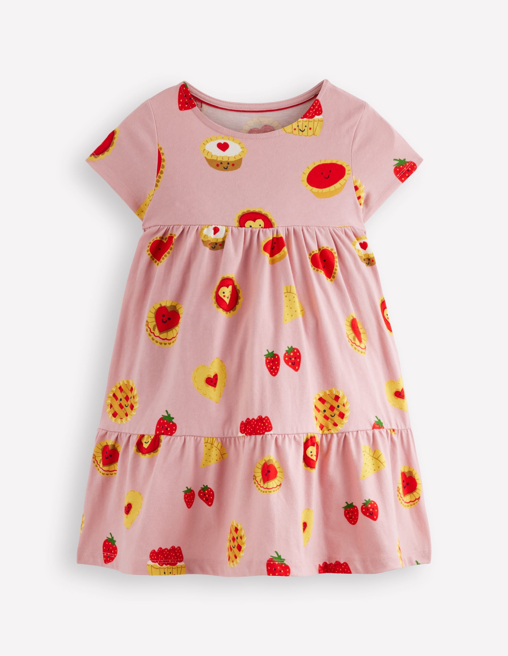Ariel Jerseykleid zum Herumwirbeln-Vintage-Rosa Süße Leckereien - Image 1