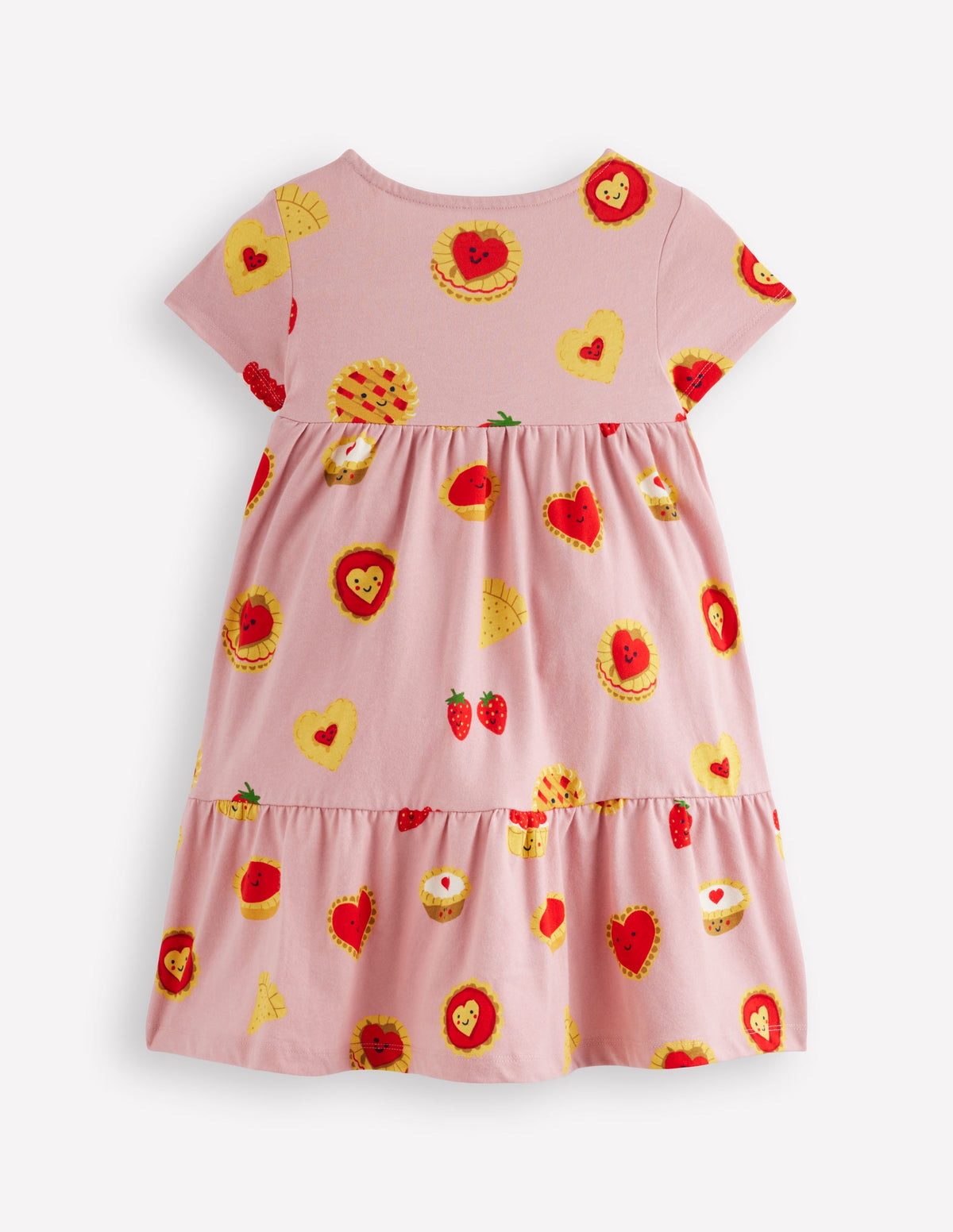 Ariel Jerseykleid zum Herumwirbeln-Vintage-Rosa Süße Leckereien-2
