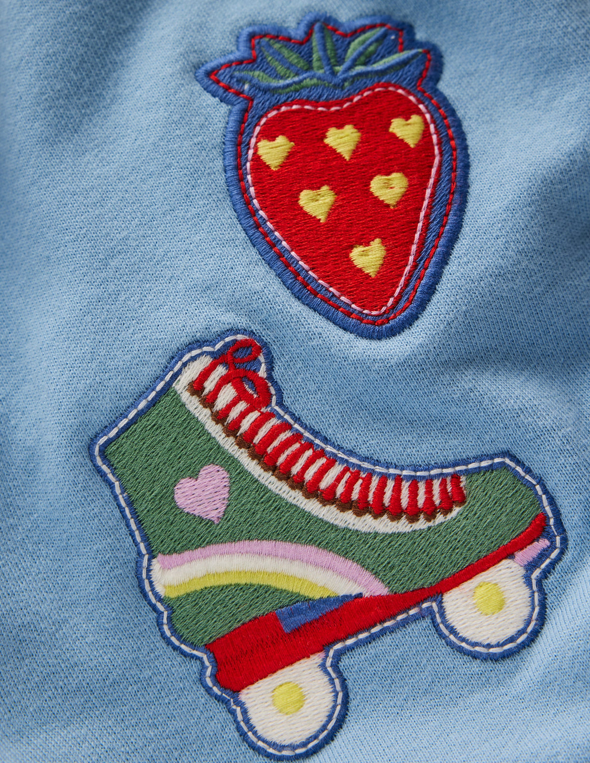 Bobbie Sweatshirt mit Applikation-Gletschersee Aufnäher - Image 3