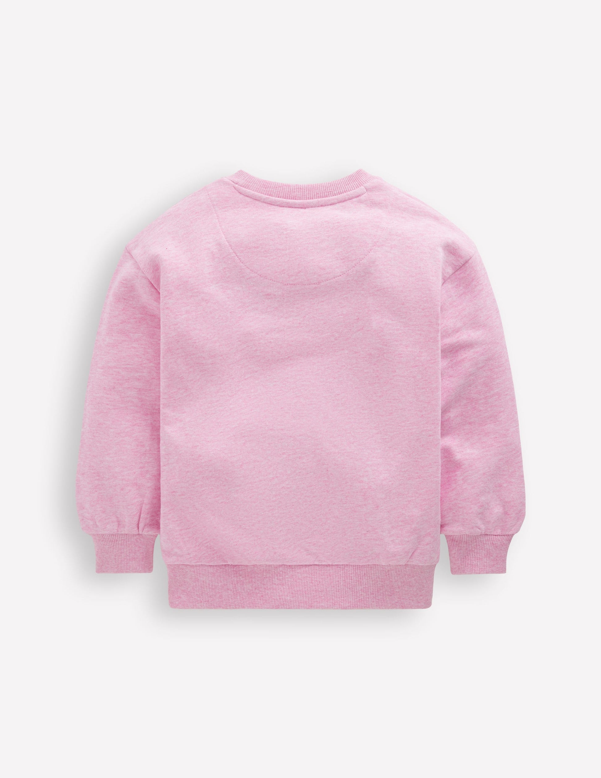 Bobbie Sweatshirt mit Applikation-Pink Meliert Love-2
