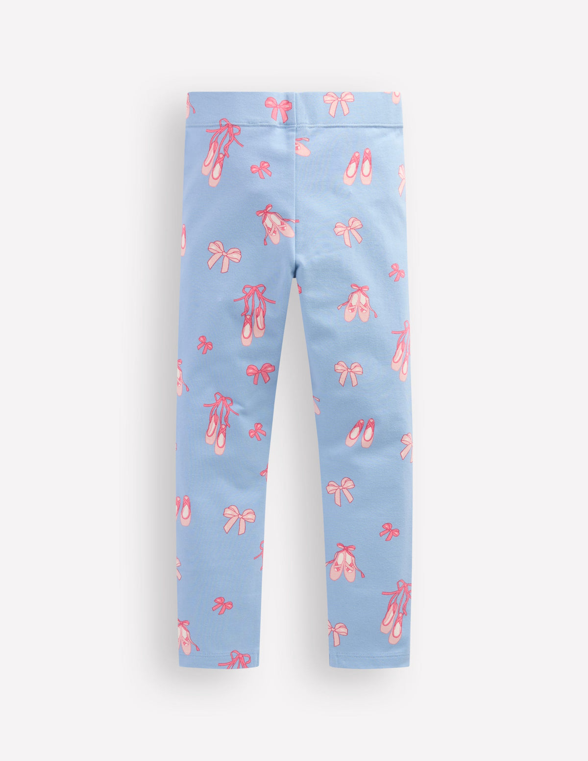 Lustige Leggings-Hellblau Ballettschuhe-2