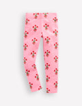 Lustige Leggings-Kaugummirosa Kleiner Blumenstrauß