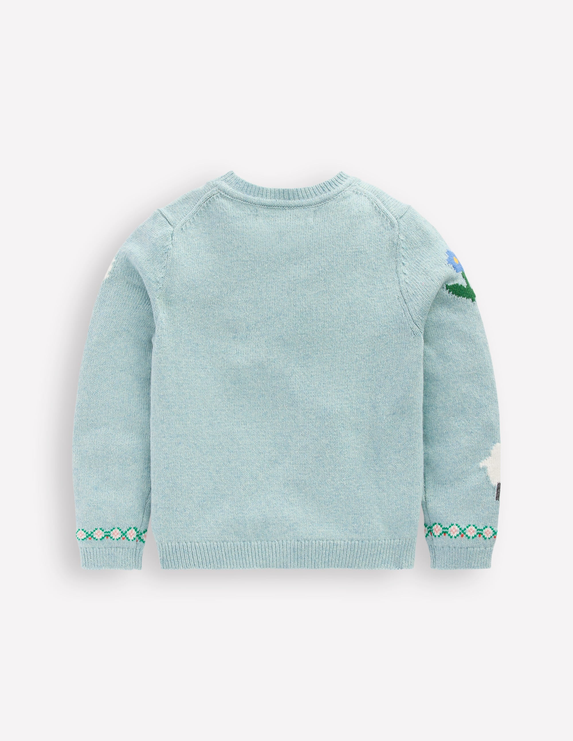 Strickjacke mit lustigem Motiv-Georgisches Blau Ostermotive - Image 2
