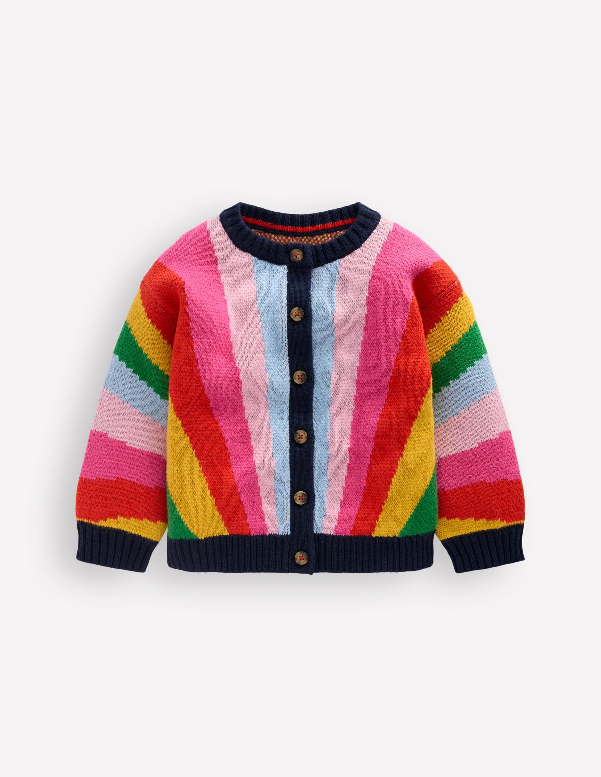 Strickjacke in Regenbogenfarben-Arc-en-ciel multi-1