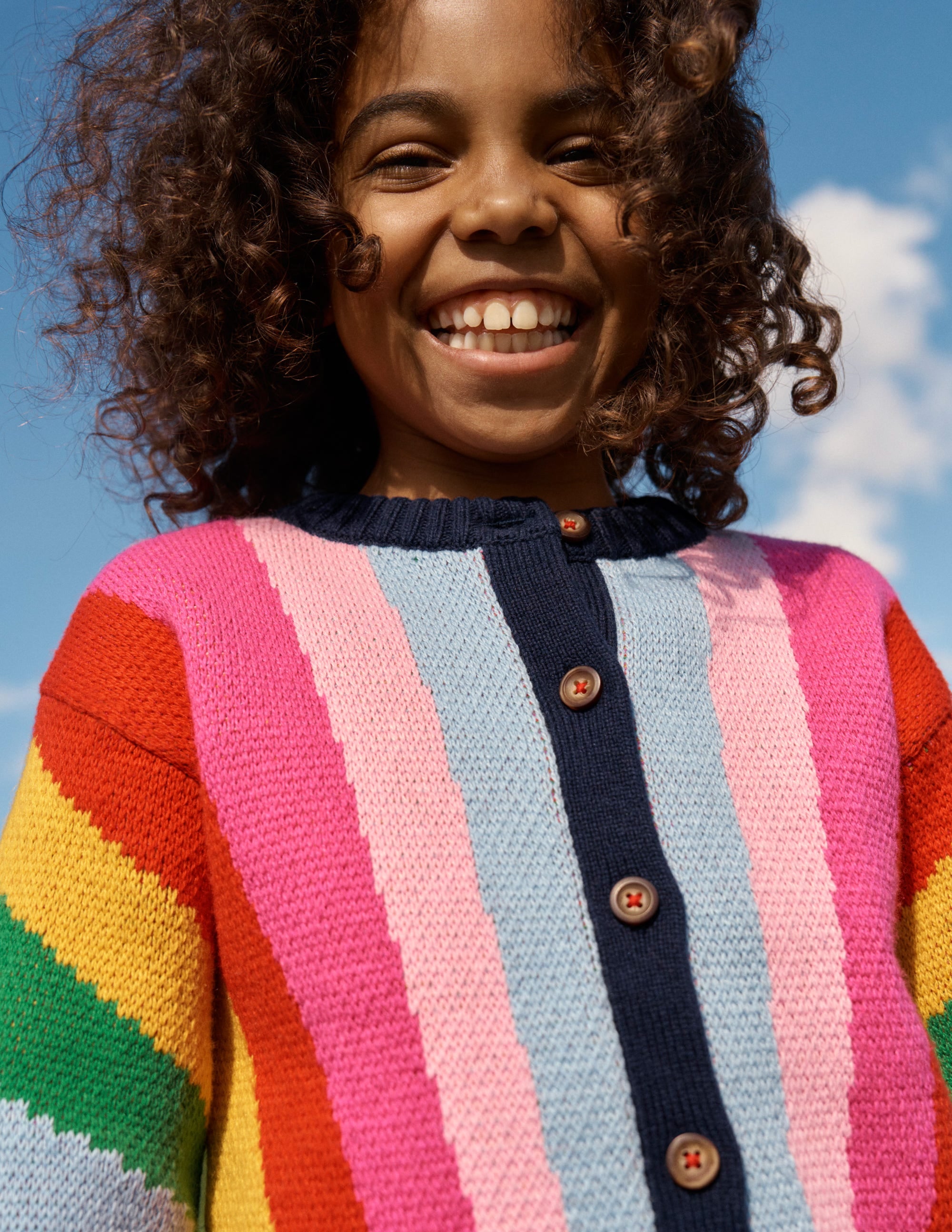 Strickjacke in Regenbogenfarben-Arc-en-ciel multi - Image 4