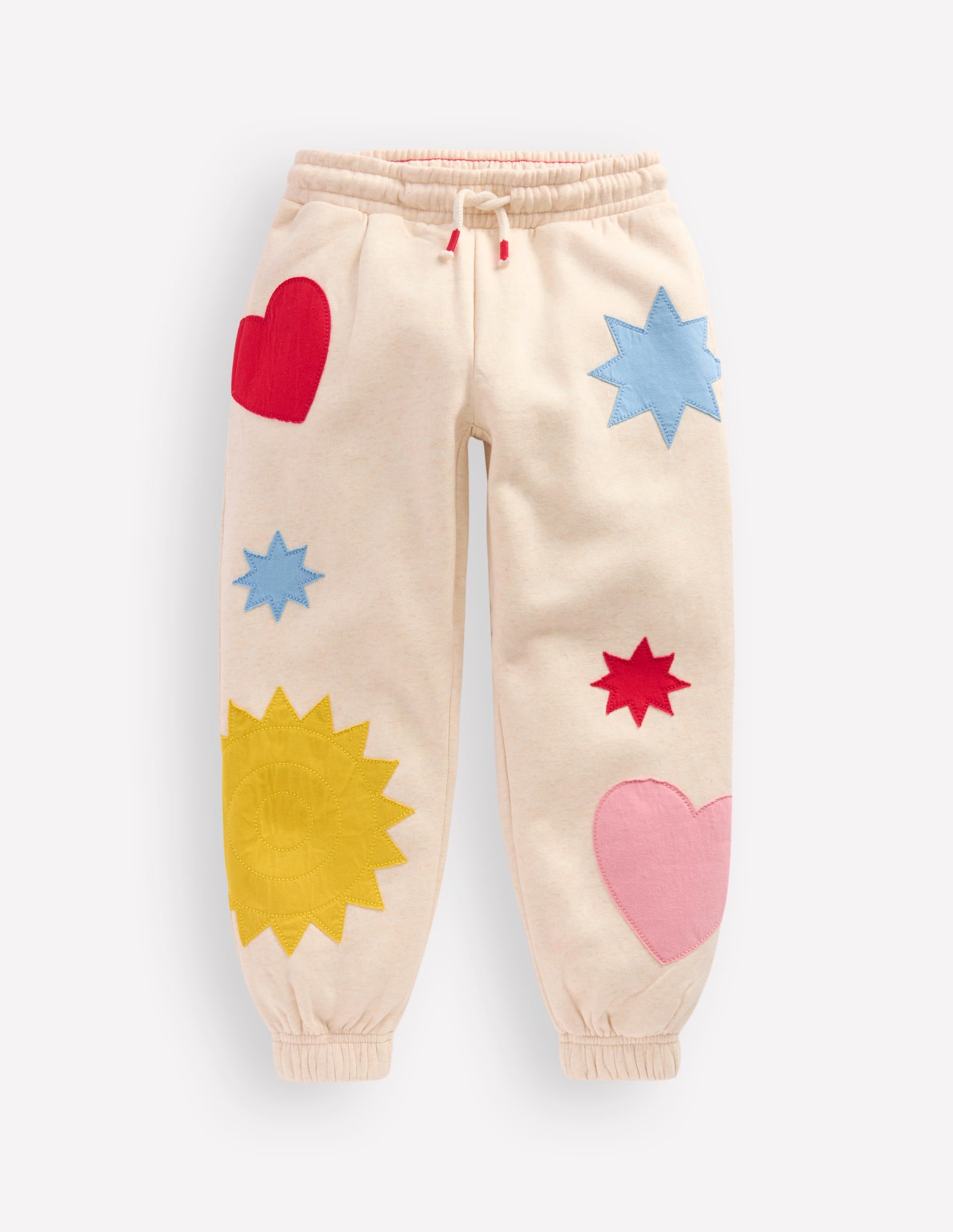 Bequeme Jogginghose mit Druck-Applizierte Formen - Image 1