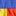 Ausgestelltes Trägerkleid mit bunten Trägern-Saphirblau Regenbogenfarben