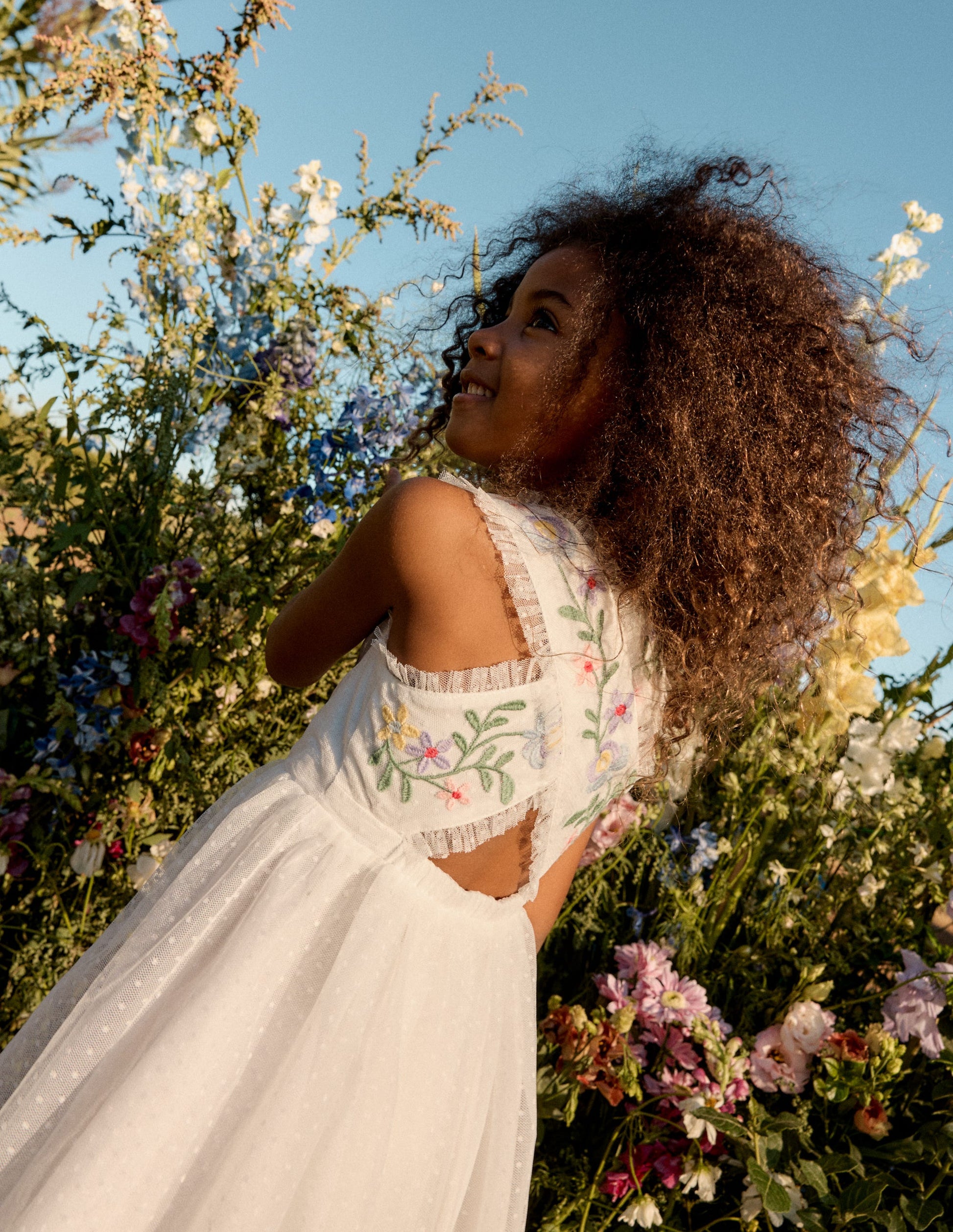 Tulle Cross Back Dress-Soft Ivory-4
