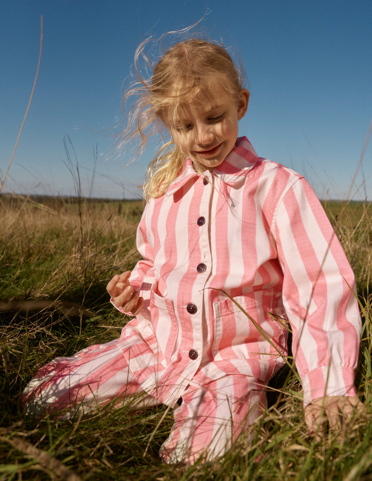 Jeansjacke-Rosa Streifen - Image 8