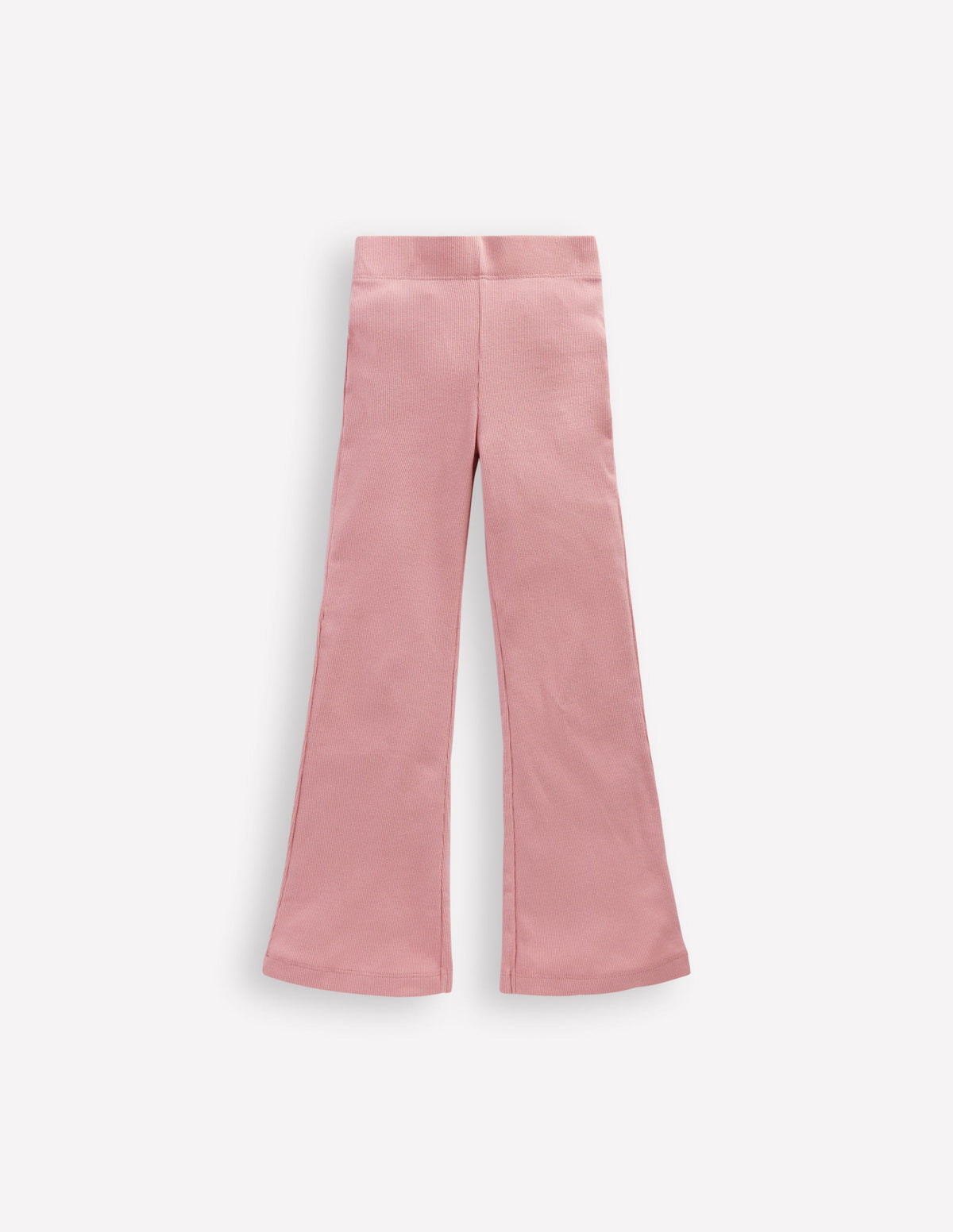 Gerippte, ausgestellte Leggings-Vintage-Rosa-1