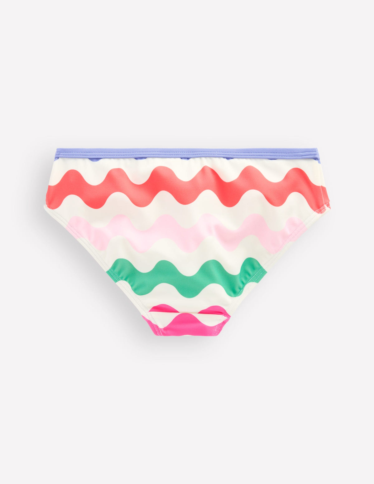 Gemusterte Bikinihose-Bunt Welle-2
