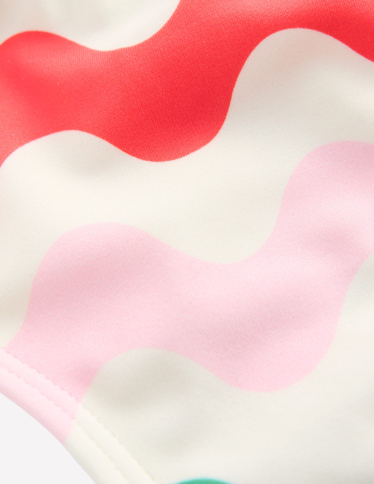 Gemusterte Bikinihose-Bunt Welle-3