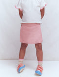 Gewebter Wickel-Skort-ROSA