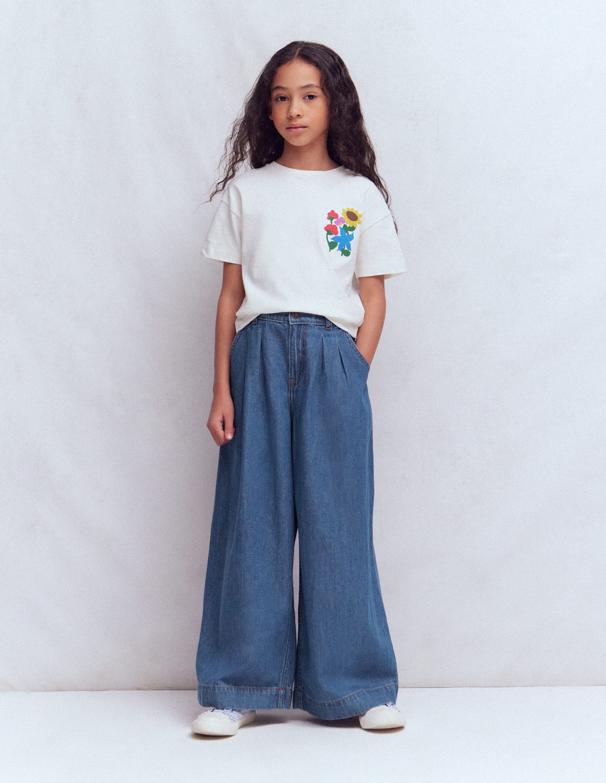Jupe-culotte plissée-Vintage moyen-1