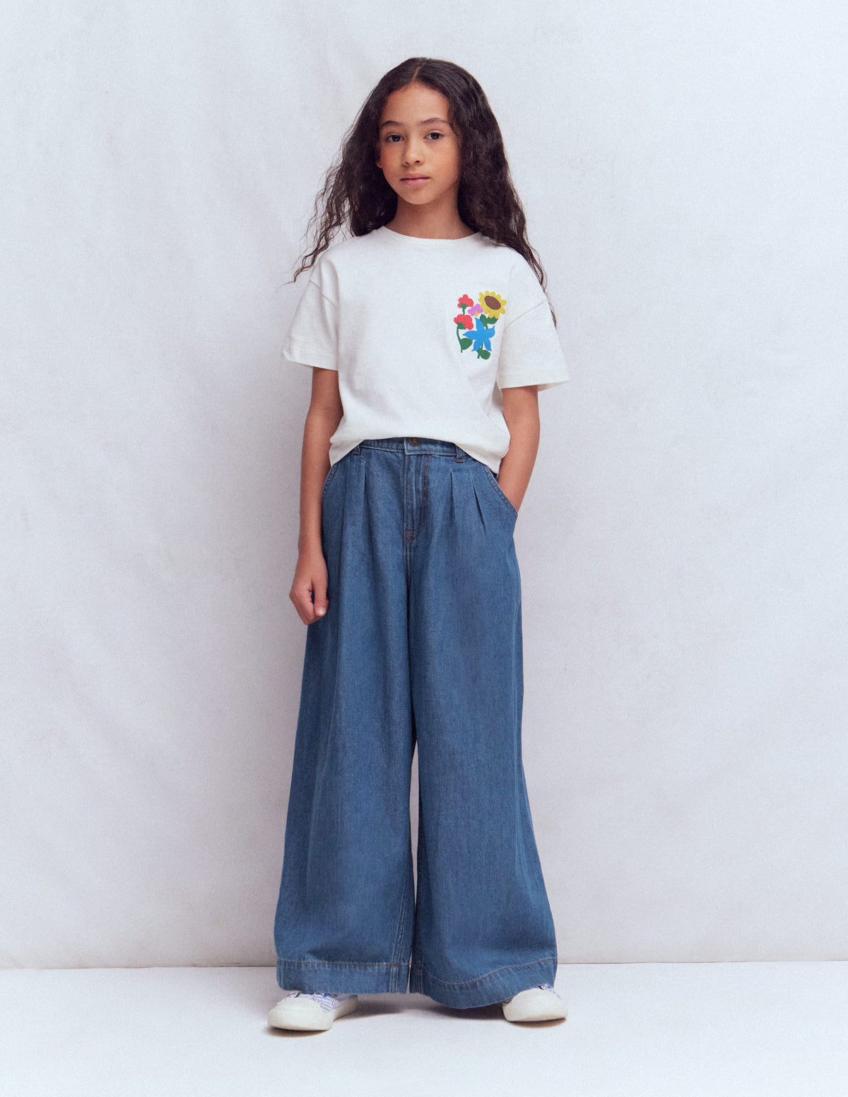 Jupe-culotte plissée-Vintage moyen - Image 1