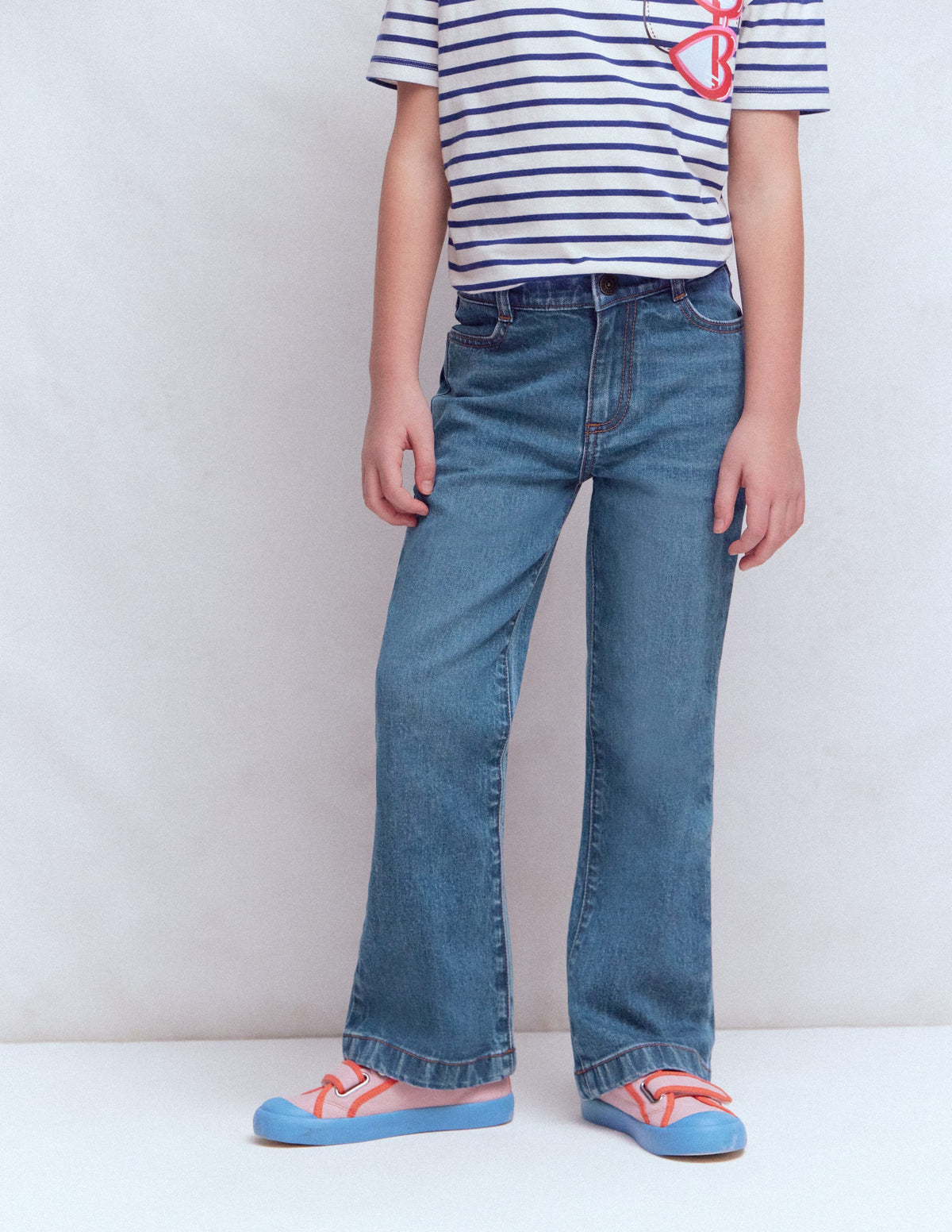 Kick Flare Jeans-Mid Vintage-3