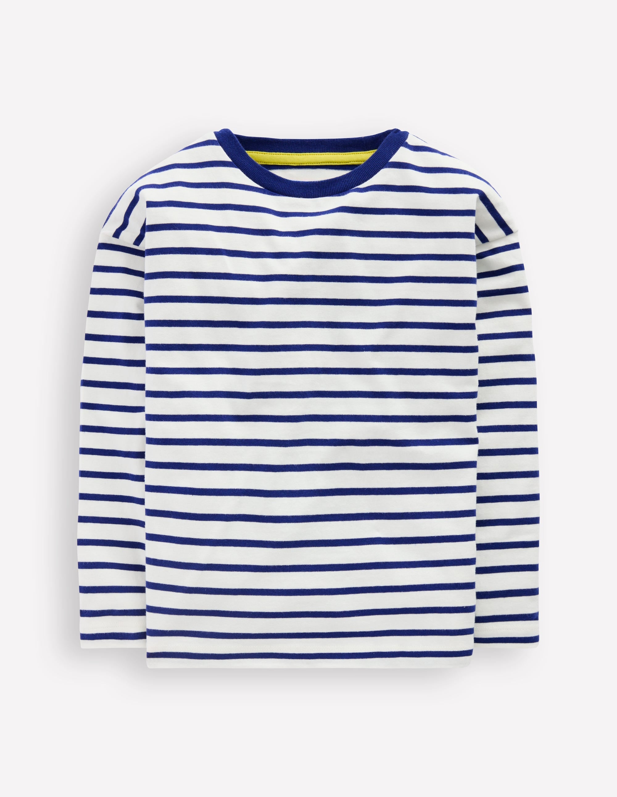 Bretonshirt mit Streifen-Dunkelblau/Ecru - Image 1