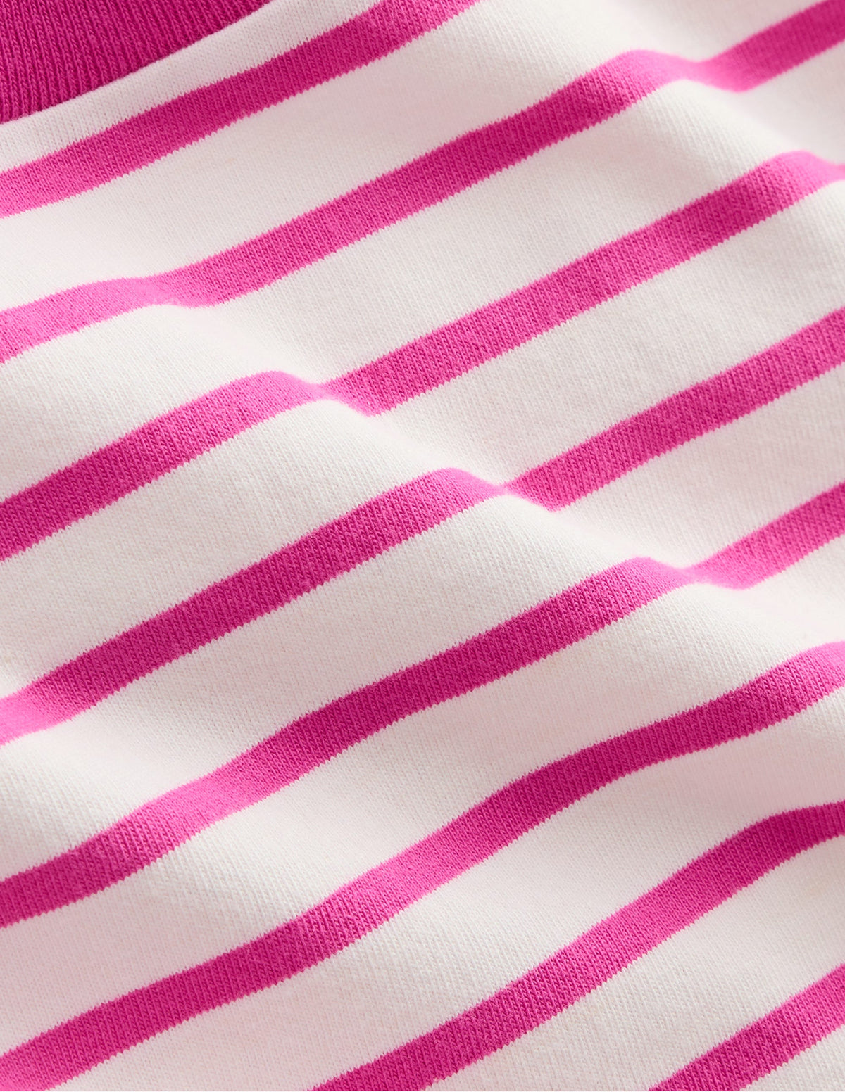 Bretonshirt mit Streifen-Rosarot/Naturweiß - Image 3